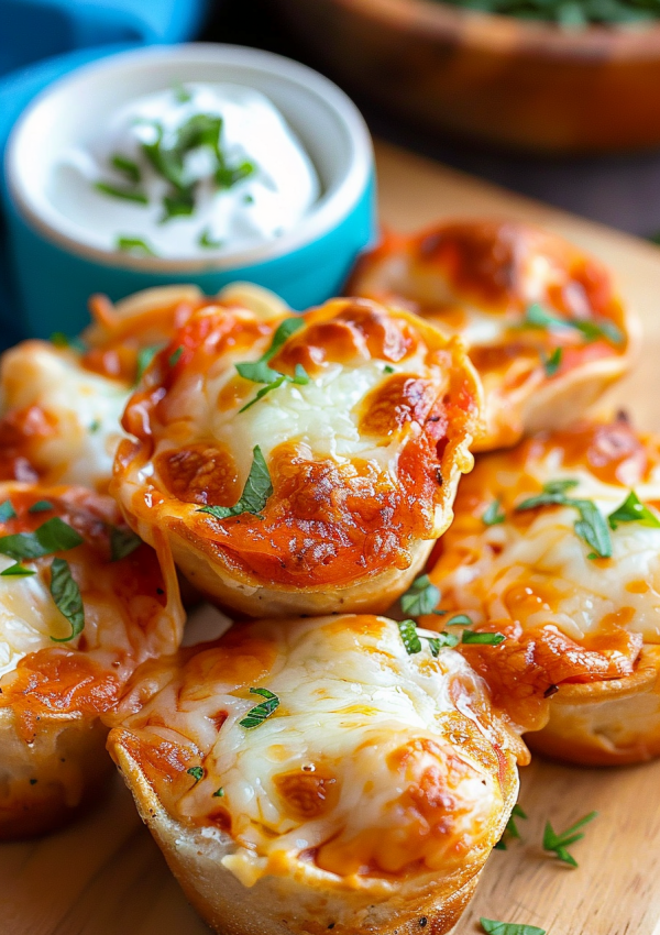 Chicken Parmesan Cups Recipe