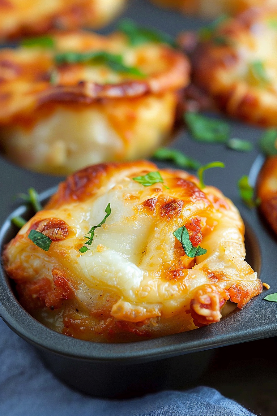 Chicken Parmesan Cups Recipe