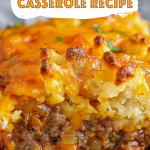 Cheesy Meatloaf Casserole Recipe