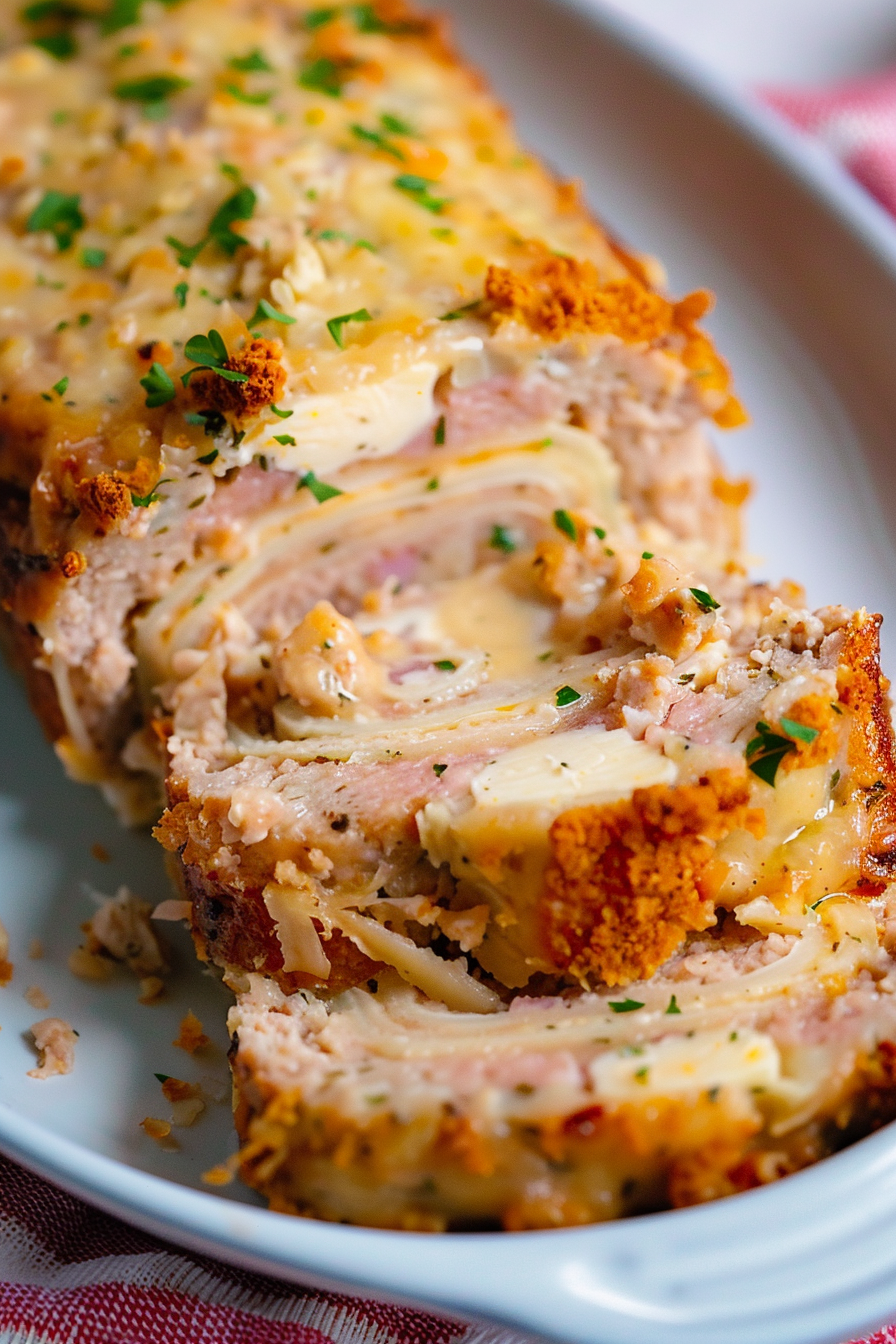 Chicken Cordon Bleu Meatloaf Recipe