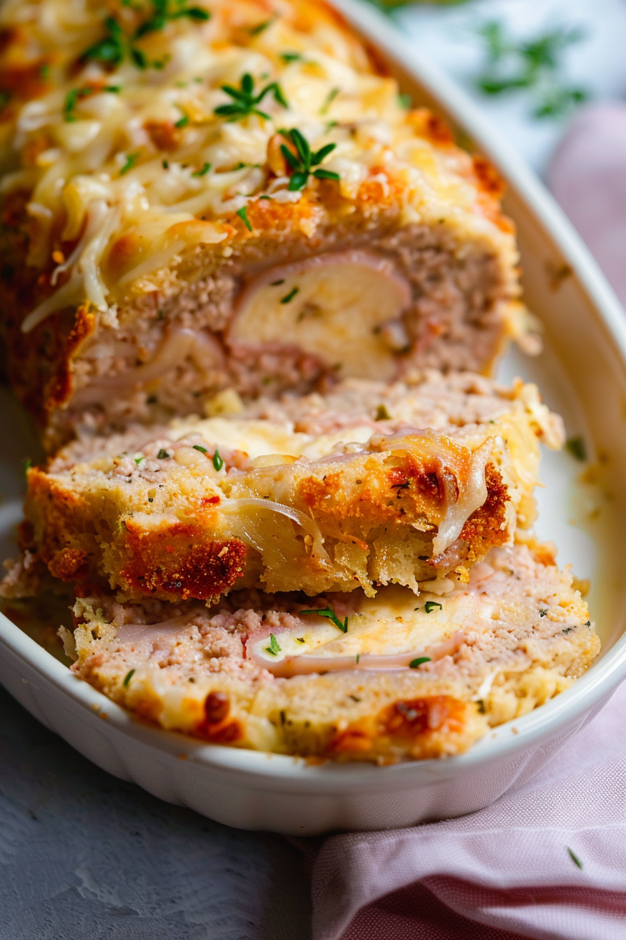 Chicken Cordon Bleu Meatloaf Recipe