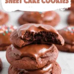 Chocolate Texas Sheet Cake Cookies