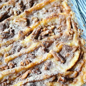 Cinnamon Roll Pancake Bake Recipe