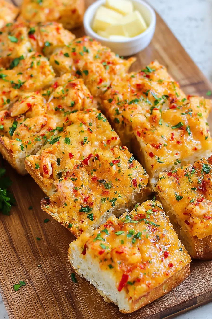 Open-faced sandwich-style dish garnished with chopped green onions.