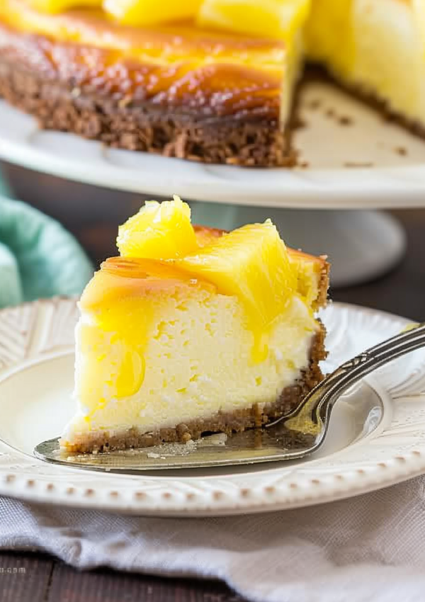 Delicious Pineapple Cheesecake