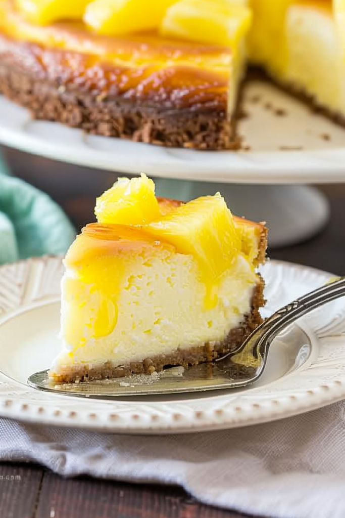 Delicious Pineapple Cheesecake