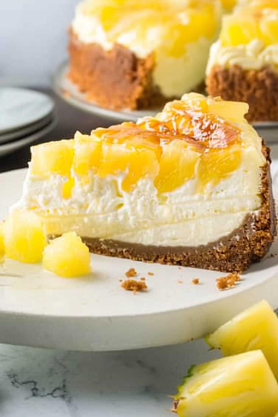 Delicious Pineapple Cheesecake