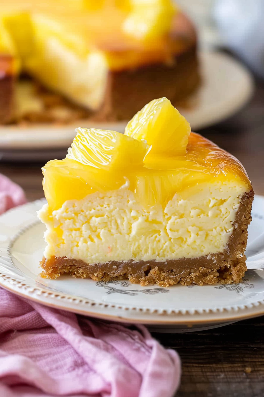 Delicious Pineapple Cheesecake