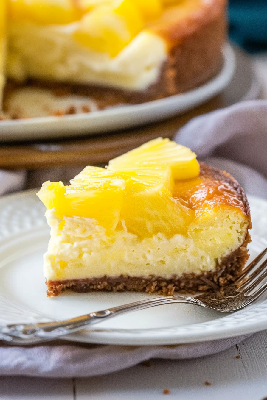 Delicious Pineapple Cheesecake