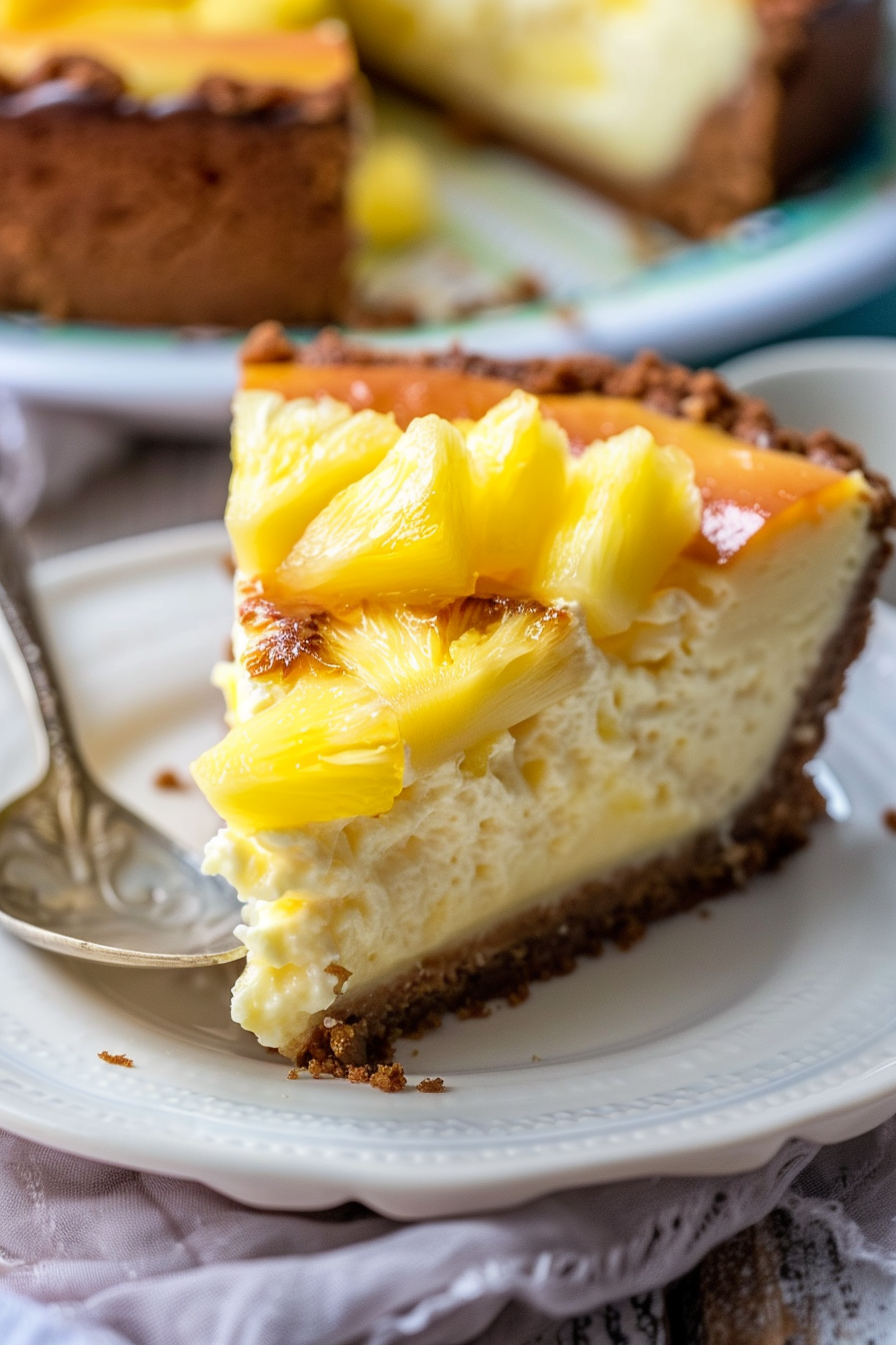 Delicious Pineapple Cheesecake