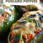 Delicious Stuffed Poblano Peppers