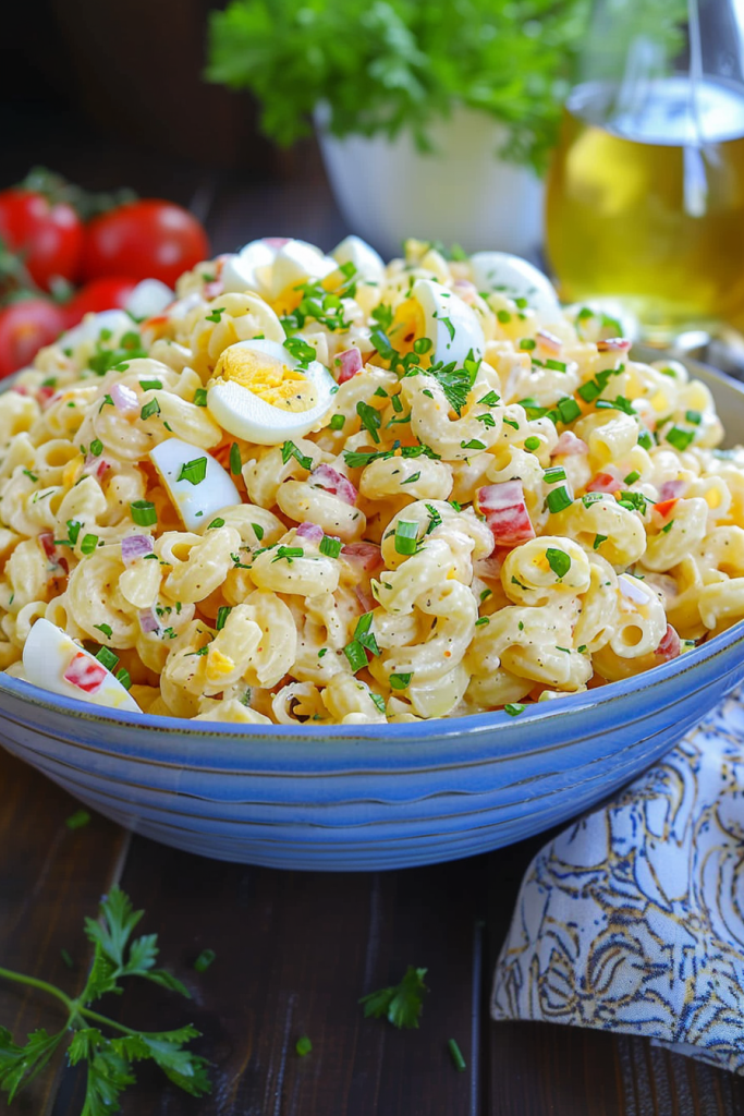 Deviled Egg Pasta Salad Recipe