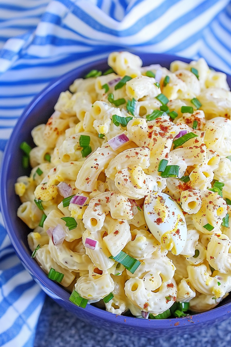 Deviled Egg Pasta Salad Recipe