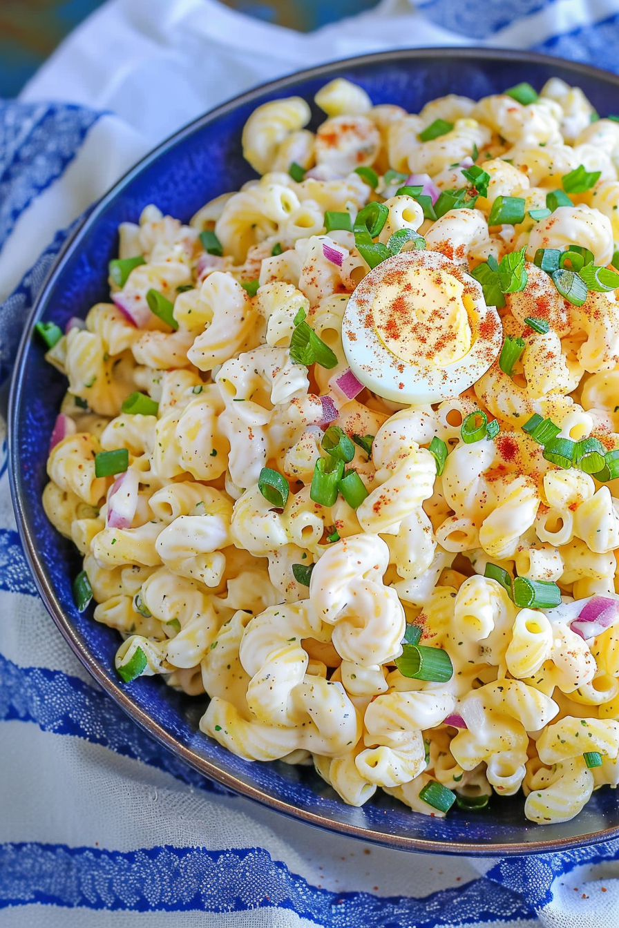 Deviled Egg Pasta Salad Recipe