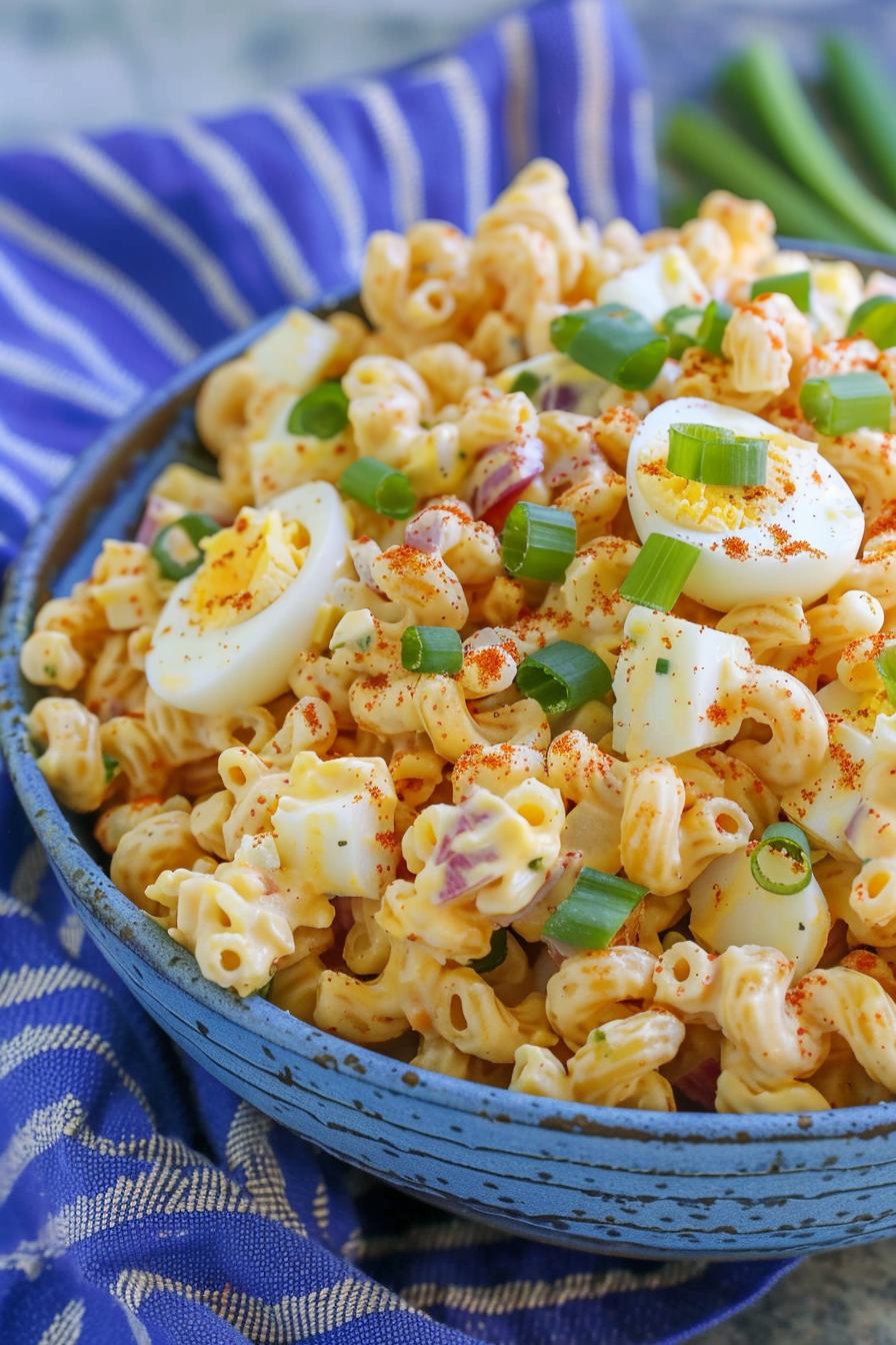 Deviled Egg Pasta Salad Recipe