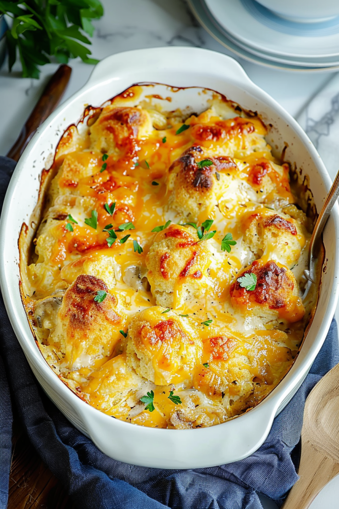 Easy Chicken Bubble Biscuit Bake