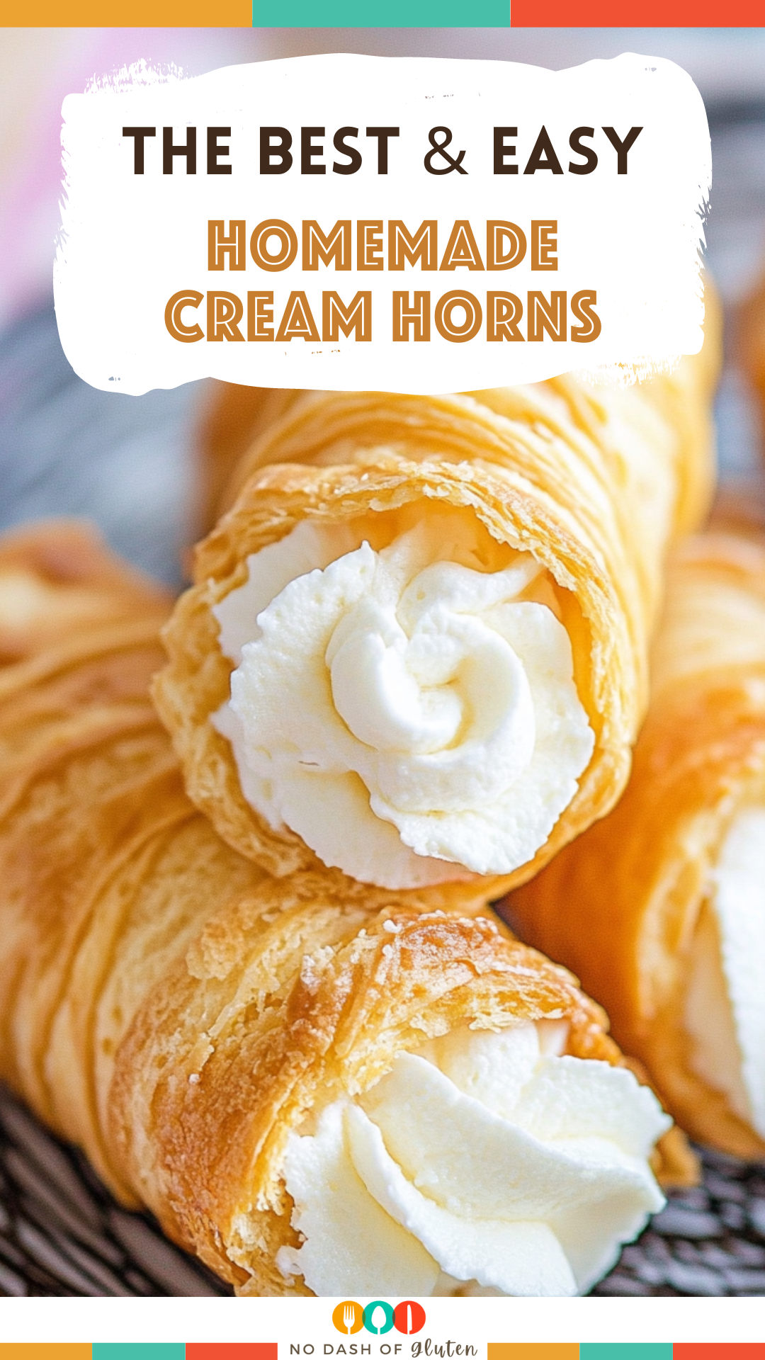 Easy Homemade Cream Horns