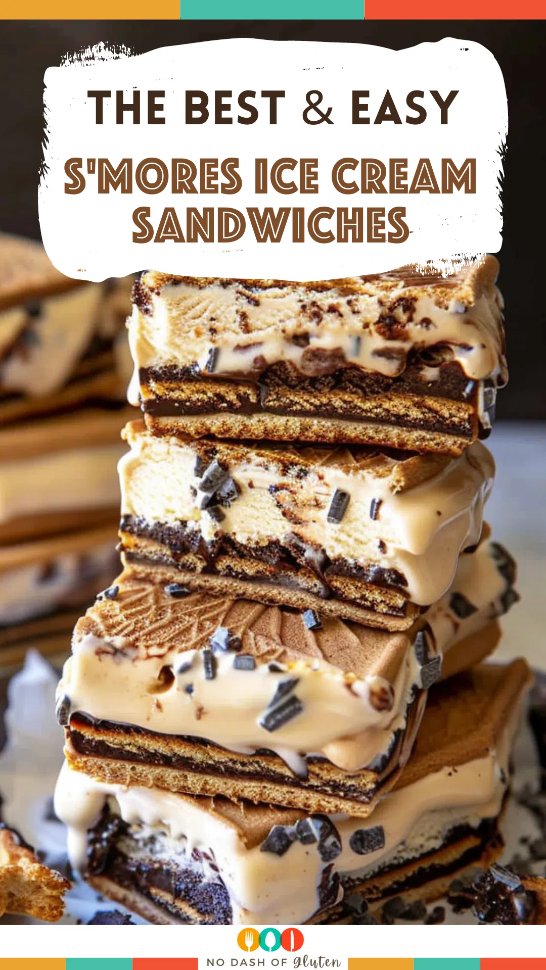 Easy S’mores Ice Cream Sandwiches