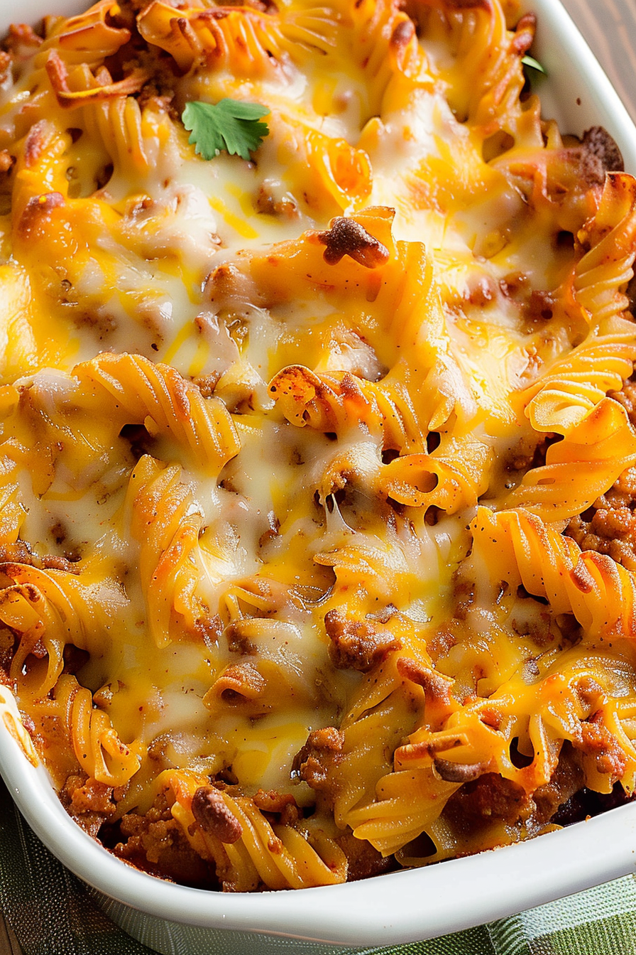 Easy Sloppy Joe Pasta Bake