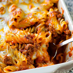 Easy Sloppy Joe Pasta Bake