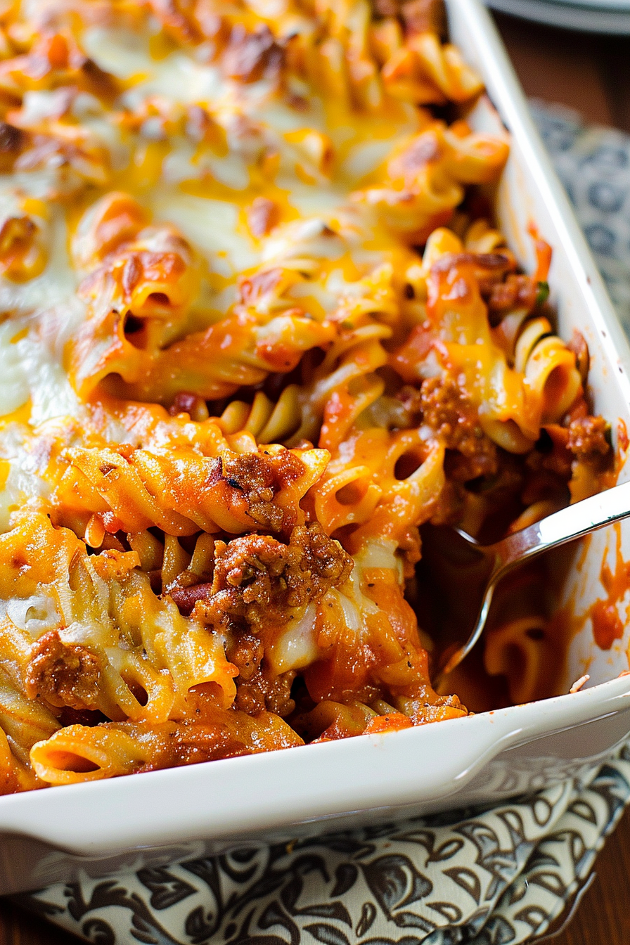 Easy Sloppy Joe Pasta Bake