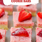 Easy Strawberry Sugar Cookie Bars