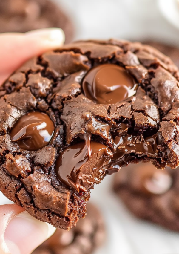 Easy Triple Chocolate Cookies