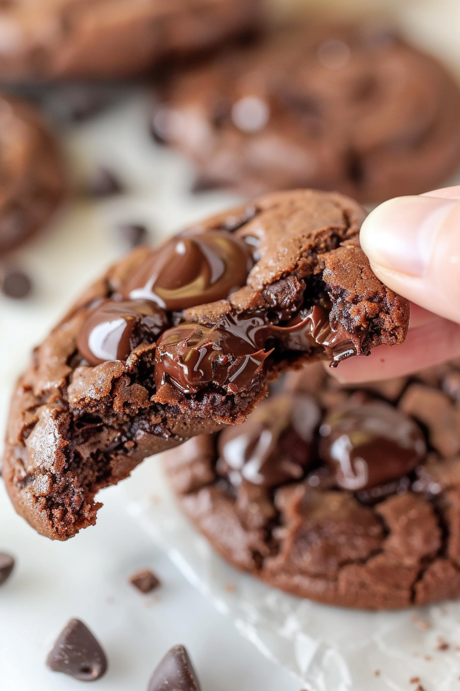 Easy Triple Chocolate Cookies