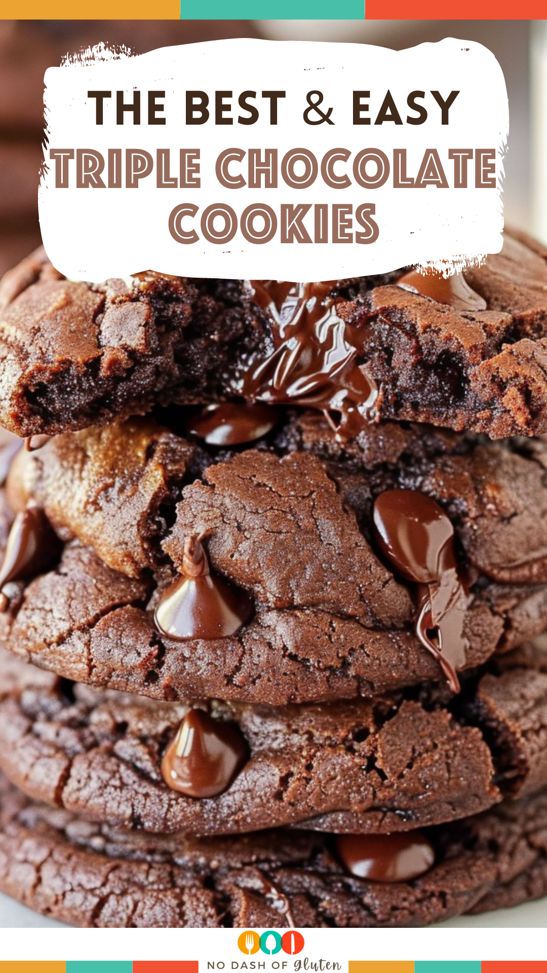 Easy Triple Chocolate Cookies