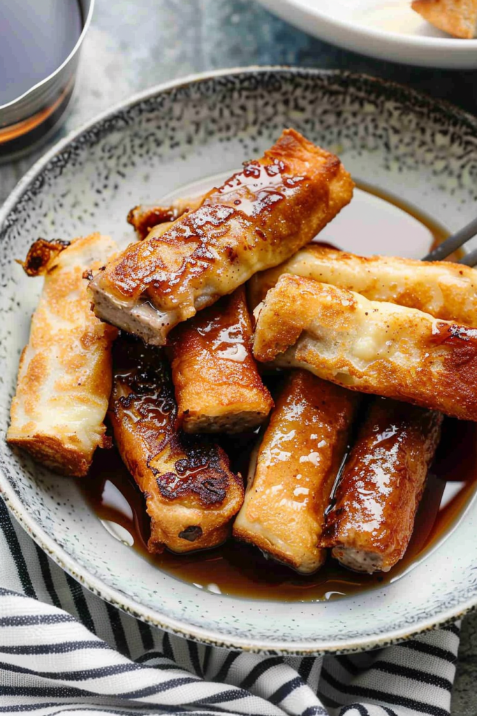 French Toast Sausage Roll-Ups Recipe