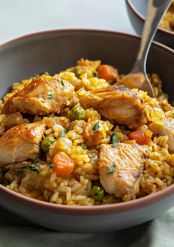 Classic Brazilian Chicken and Rice Galinhada