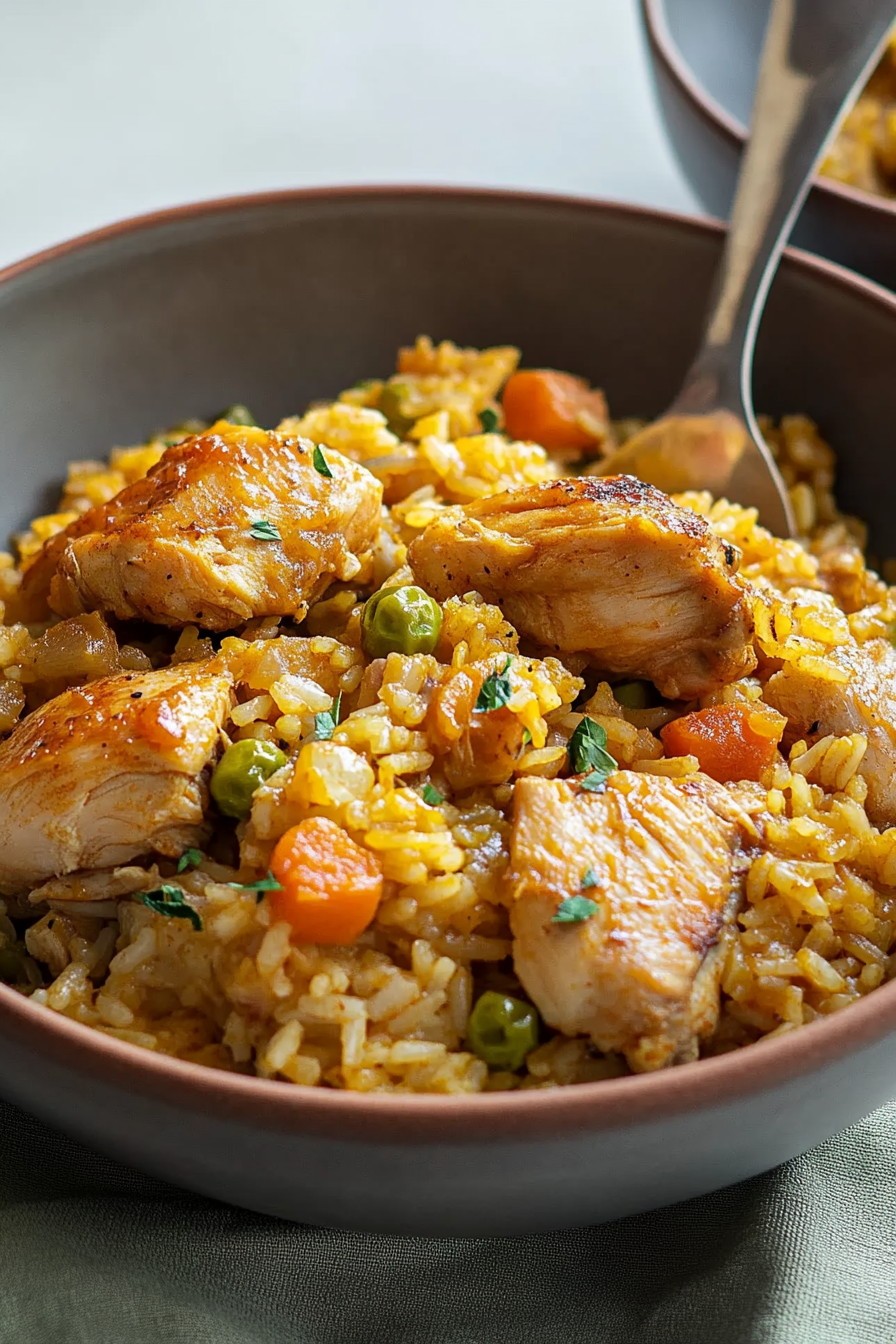 Classic Brazilian Chicken and Rice Galinhada