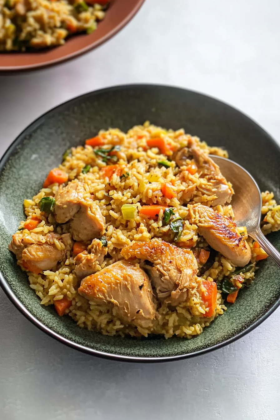 Classic Brazilian Chicken and Rice Galinhada