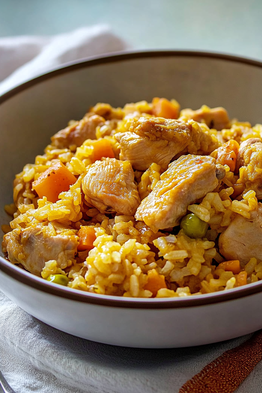 Classic Brazilian Chicken and Rice Galinhada