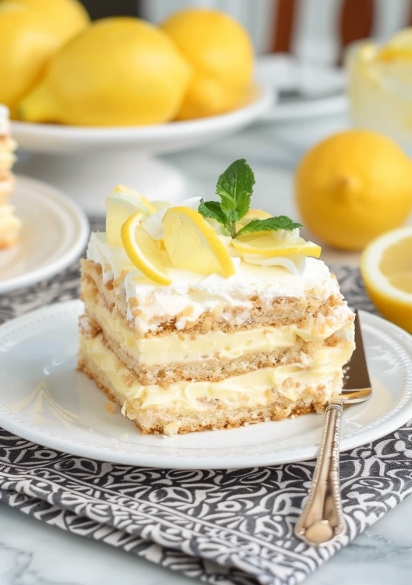 Lemon Eclair Cake Recipe