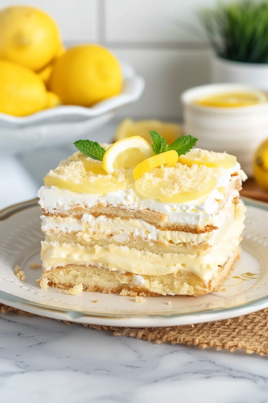 Lemon Eclair Cake Recipe