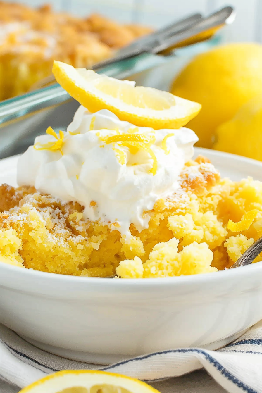 Lemon Dump Cake Recipe