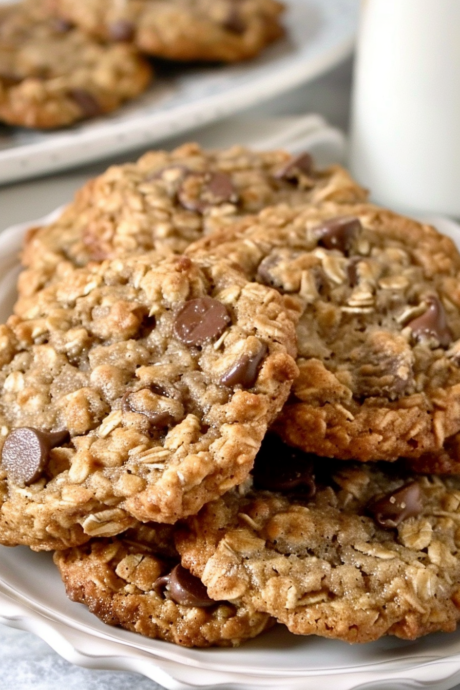 Loaded Oatmeal Chocolate Chip Cookies Recipe