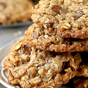 Loaded Oatmeal Chocolate Chip Cookies Recipe