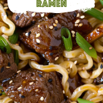 Mongolian Beef Ramen Recipe