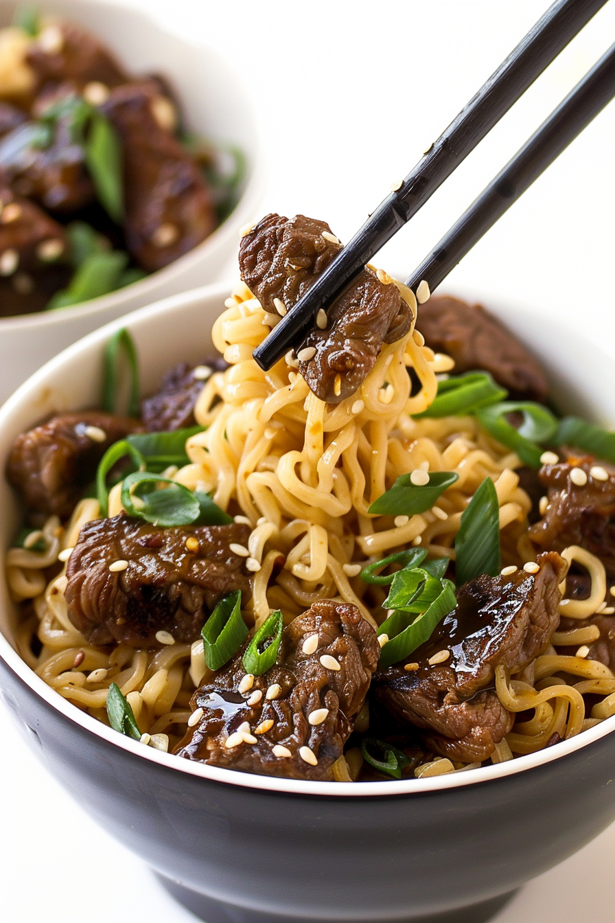 Mongolian Beef Ramen Recipe