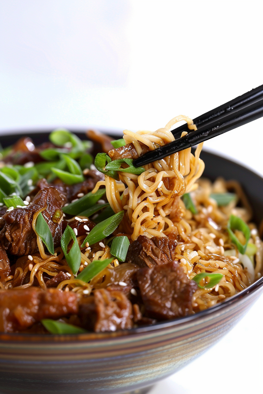 Mongolian Beef Ramen Recipe