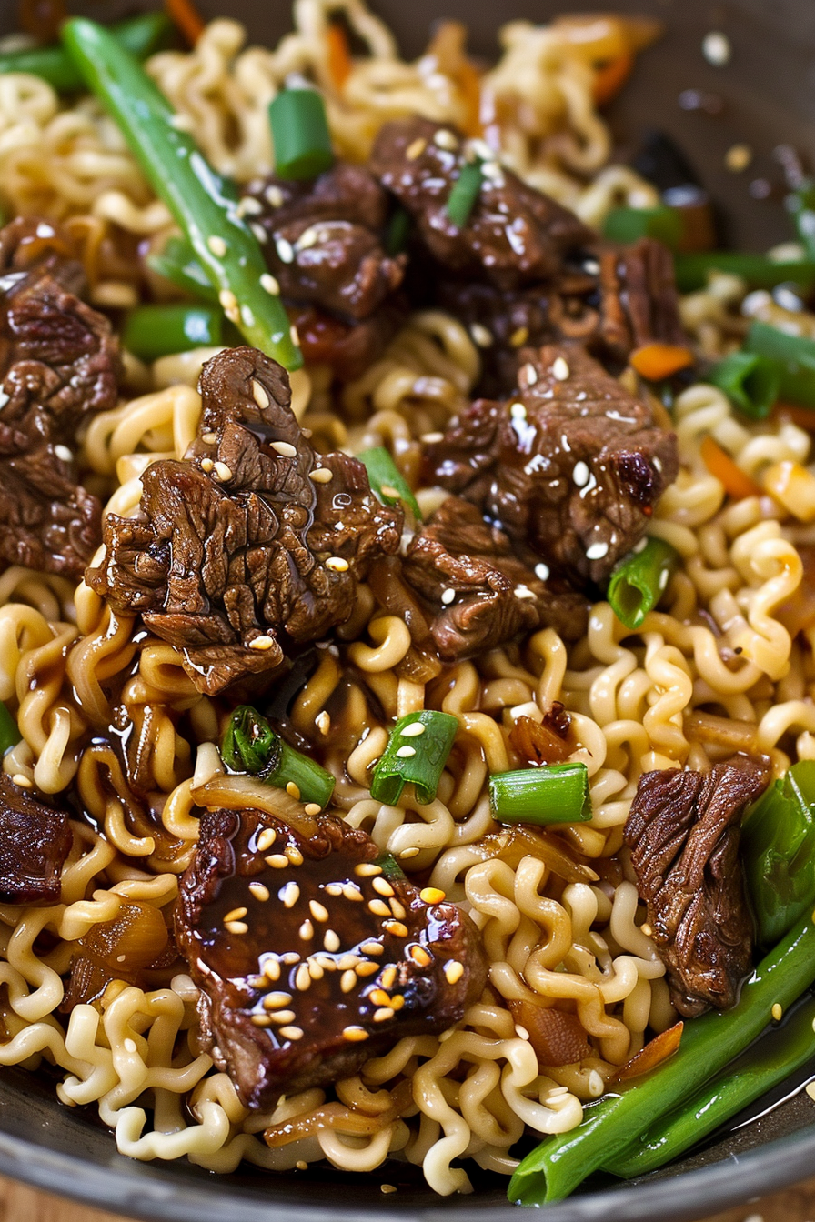 Mongolian Beef Ramen Recipe