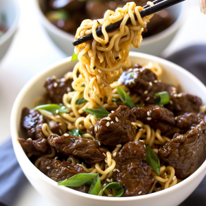 Mongolian Beef Ramen Recipe