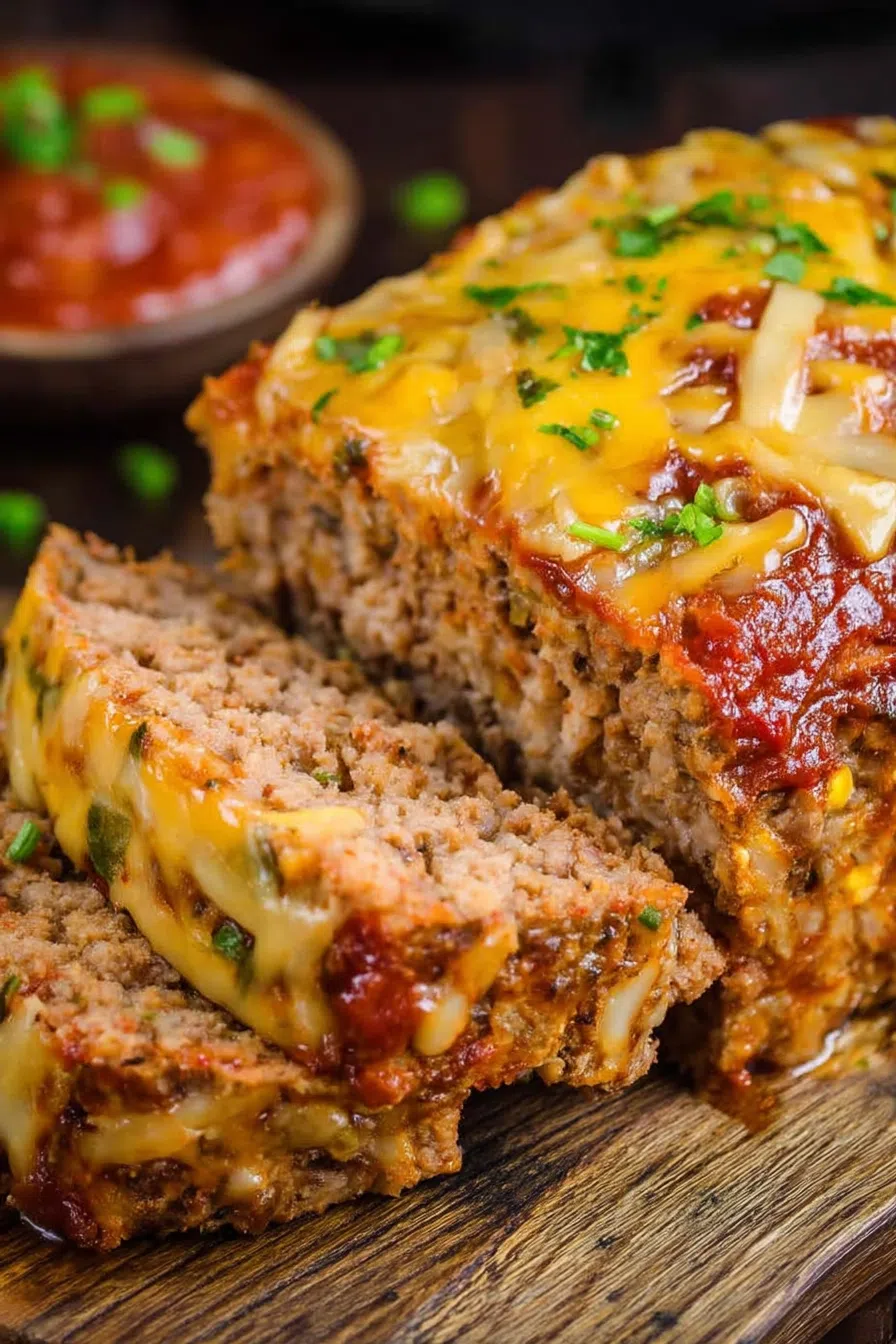 Close-up of a spicy meat dish featuring colorful toppings and bold textures.