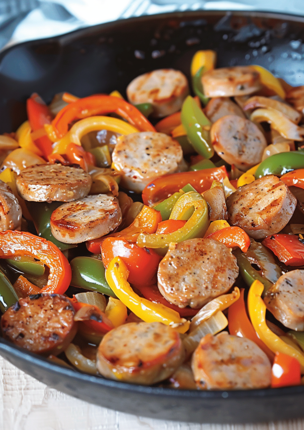 Easy Italian Sausage with Peppers and Onions