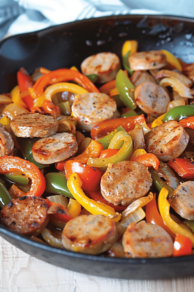 Easy Italian Sausage with Peppers and Onions