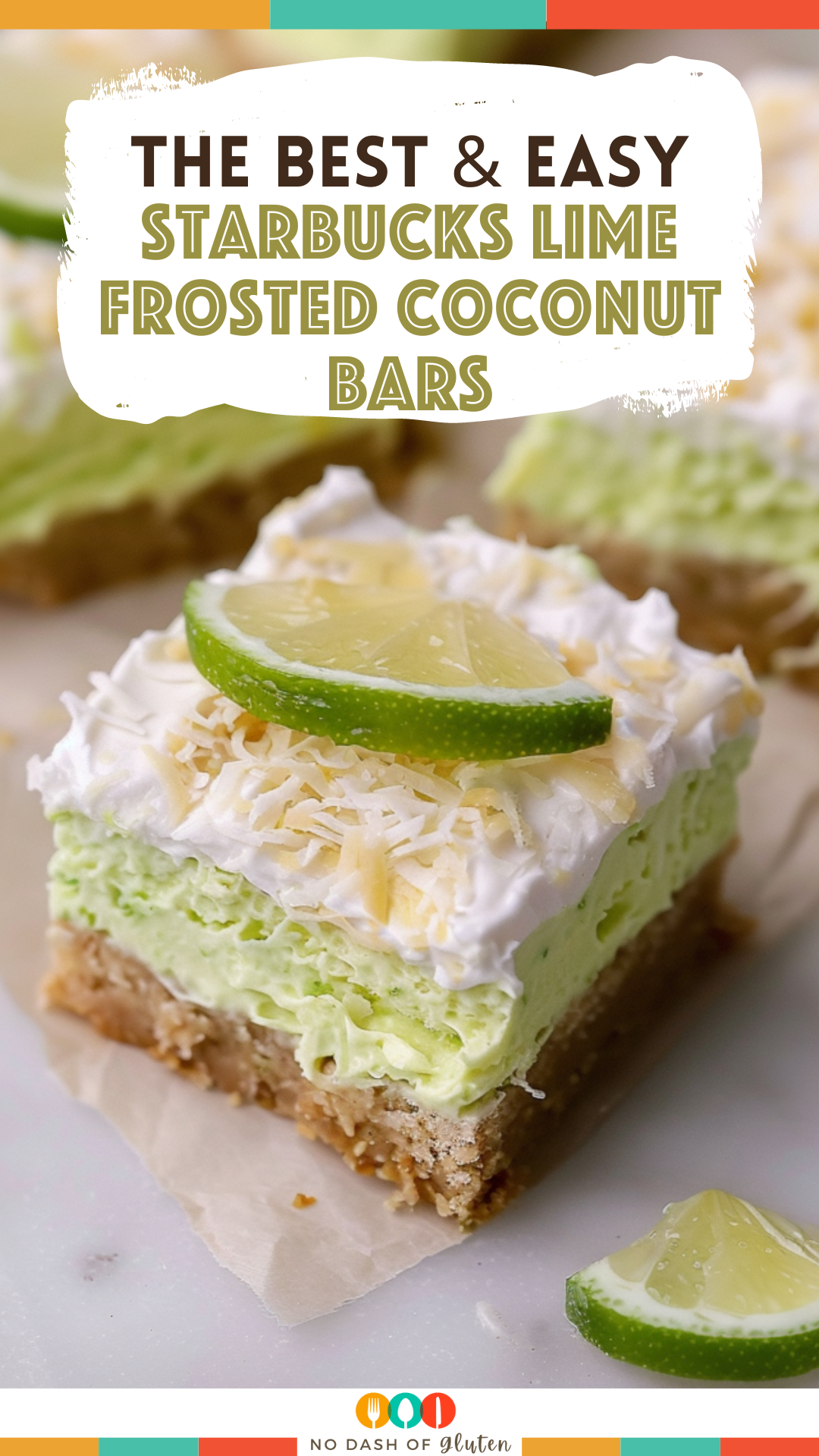 Starbucks Lime Frosted Coconut Bars Recipe