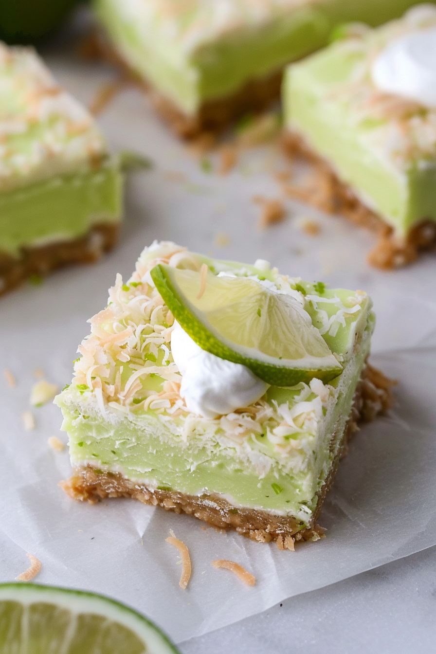 Starbucks Lime Frosted Coconut Bars Recipe