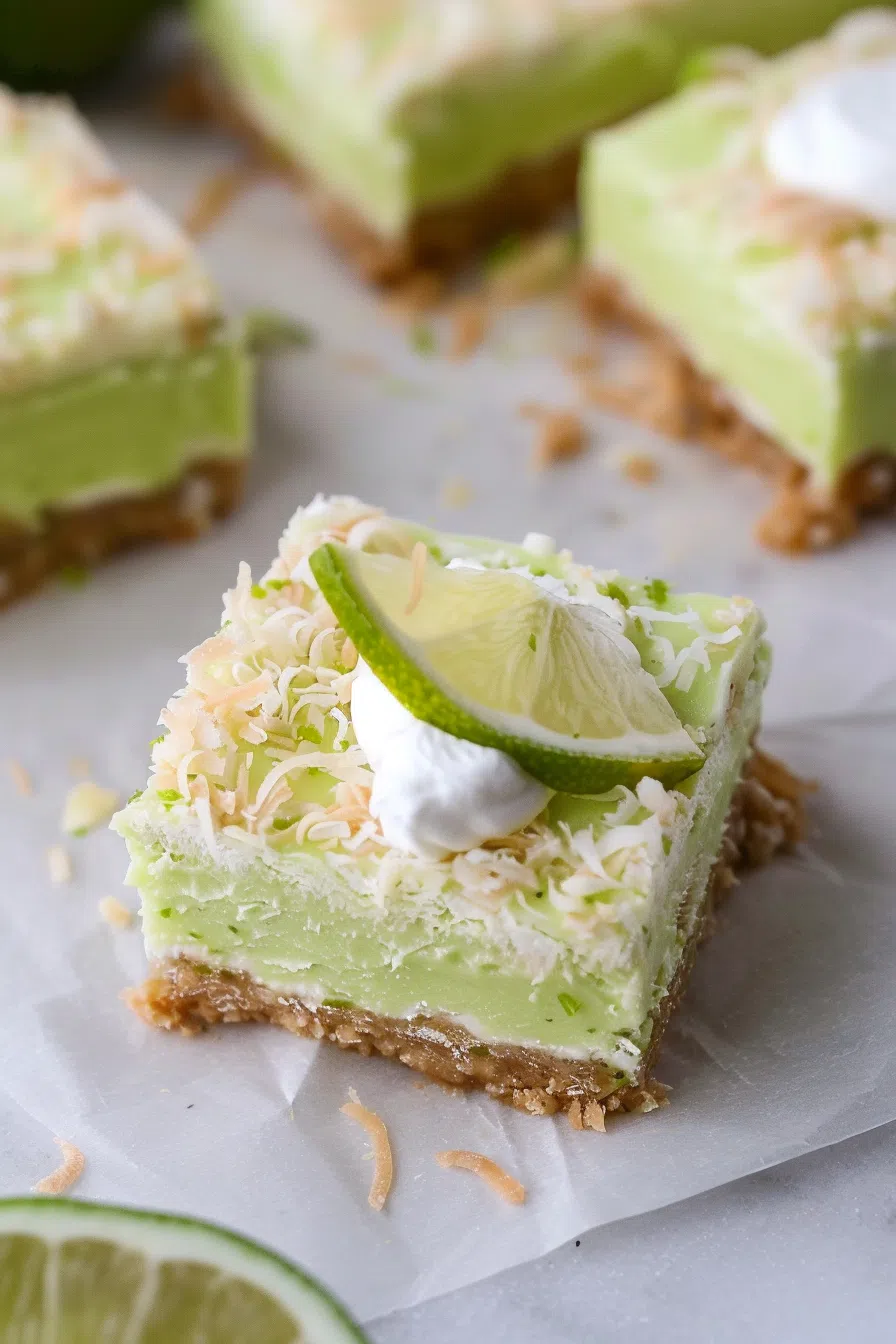Starbucks Lime Frosted Coconut Bars Recipe